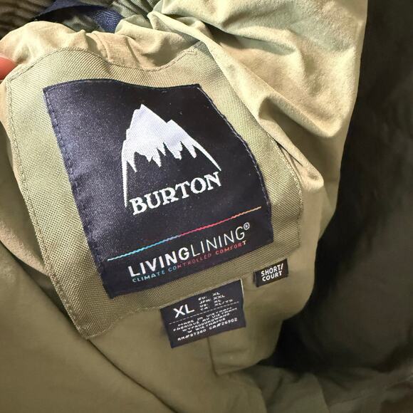 Burton Women's Avalon Ski Bib Pant Overall Snow Mountain Green XL Short - Picture 5 of 14